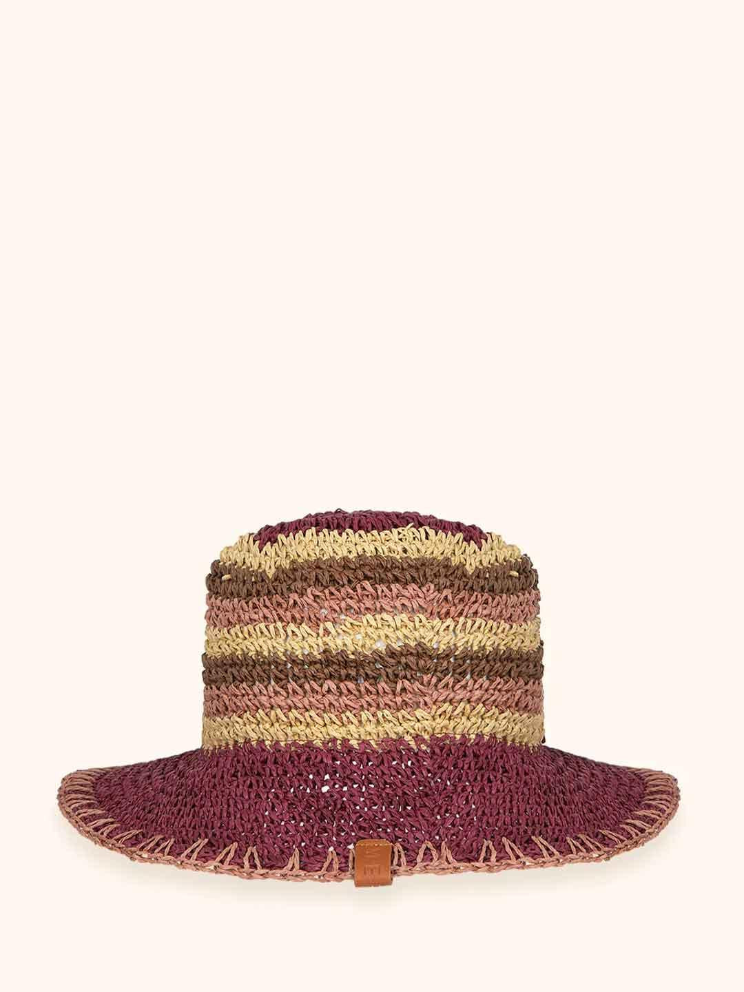 Me Fui cappello viola a righe MA26-SW0210PL VIOLA ME FUI 