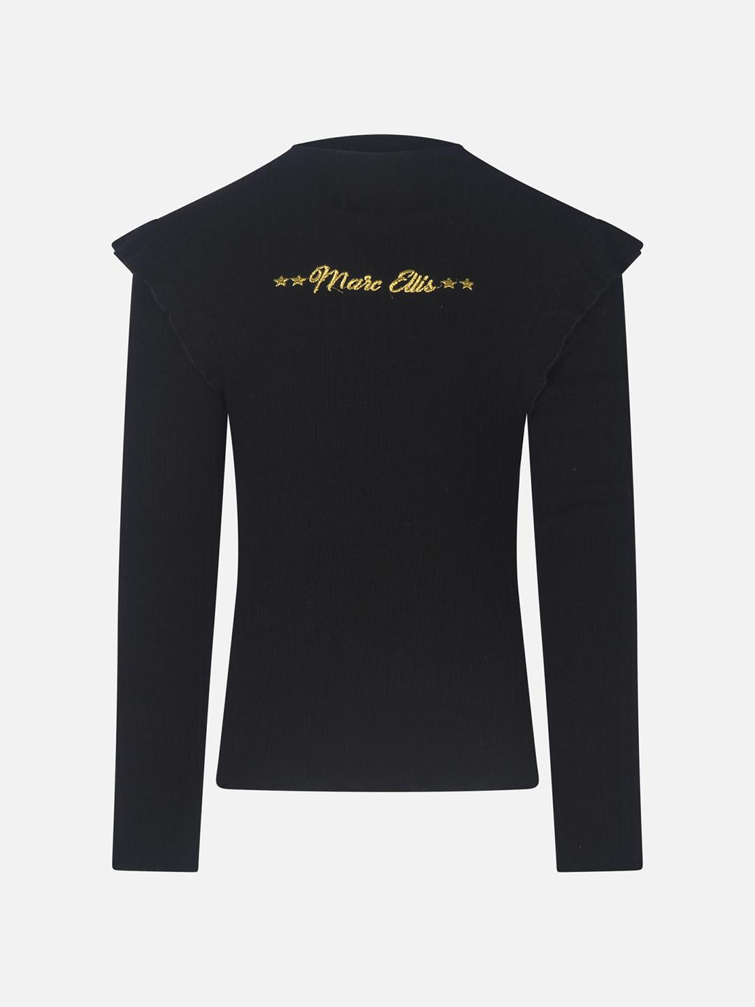Marc Ellis maglione kids nero a coste 00268 NERO MARC ELLIS 