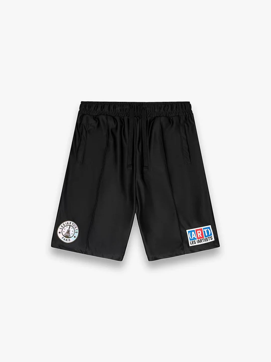 Les Artists bermuda nero con patch logato PT826 NERO LES ARTISTS 