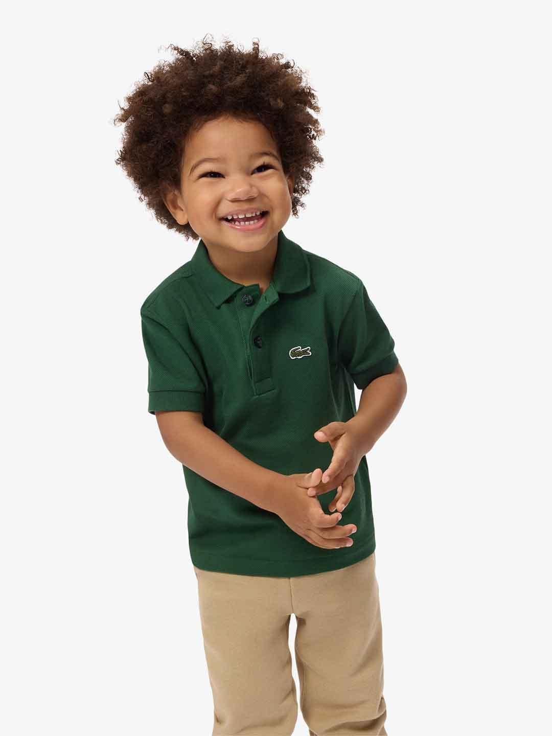 Lacoste polo kids verde 8-16 anni 947354 F9W VERDE LACOSTE 
