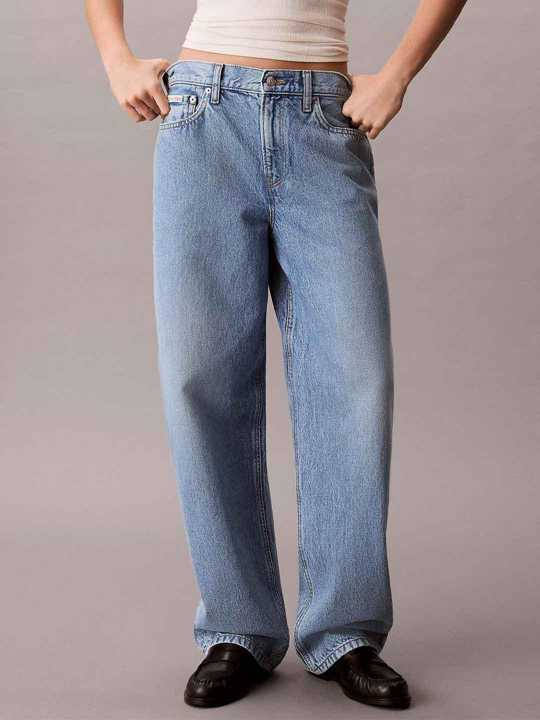 Calvin Klein jeans celeste barrel LV047F684G CELESTE CALVIN KLEIN 
