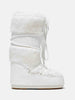 Moon Boot Icon stivale bianco con pelliccia