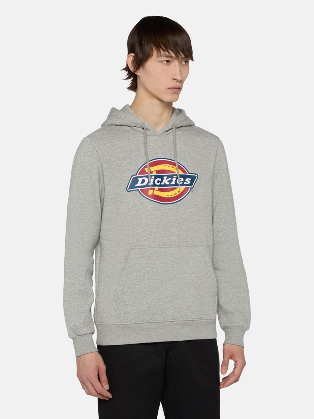 Dickies Icon Logo felpa grigio con logo multicolor DK0A4XCB GRIGIO DICKIES 