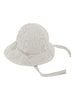 Name It cappello da sole a righe bianco e beige neonati