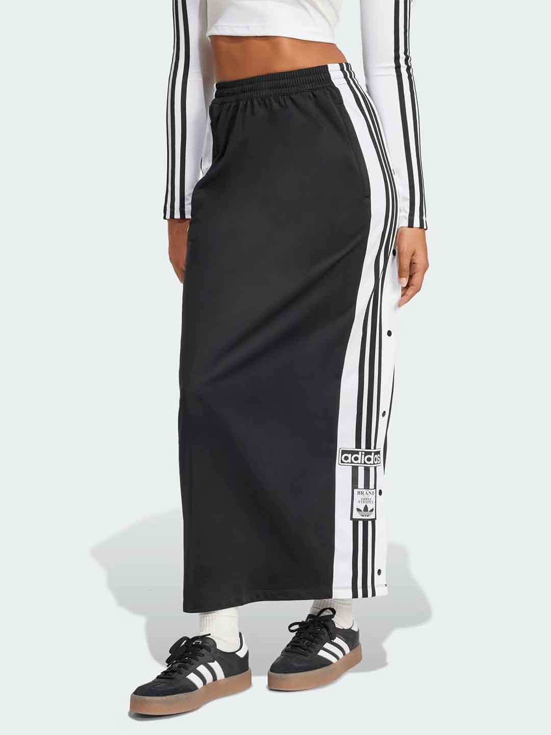 Adidas Adibreak gonna nero lunga con bottoni JD0923 NERO ADIDAS 