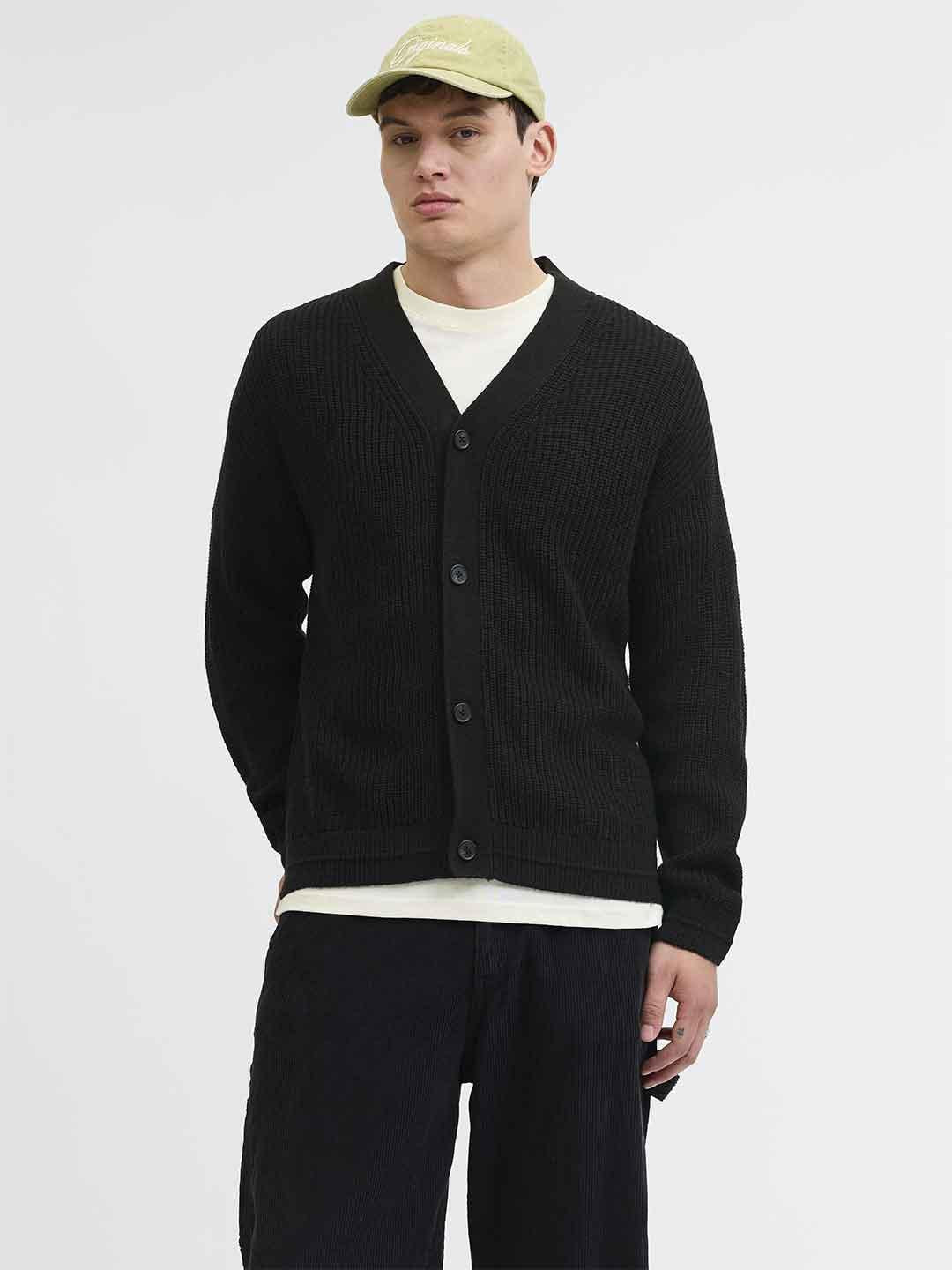 Jack & Jones cardigan nero 12278960 NERO JACK & JONES 
