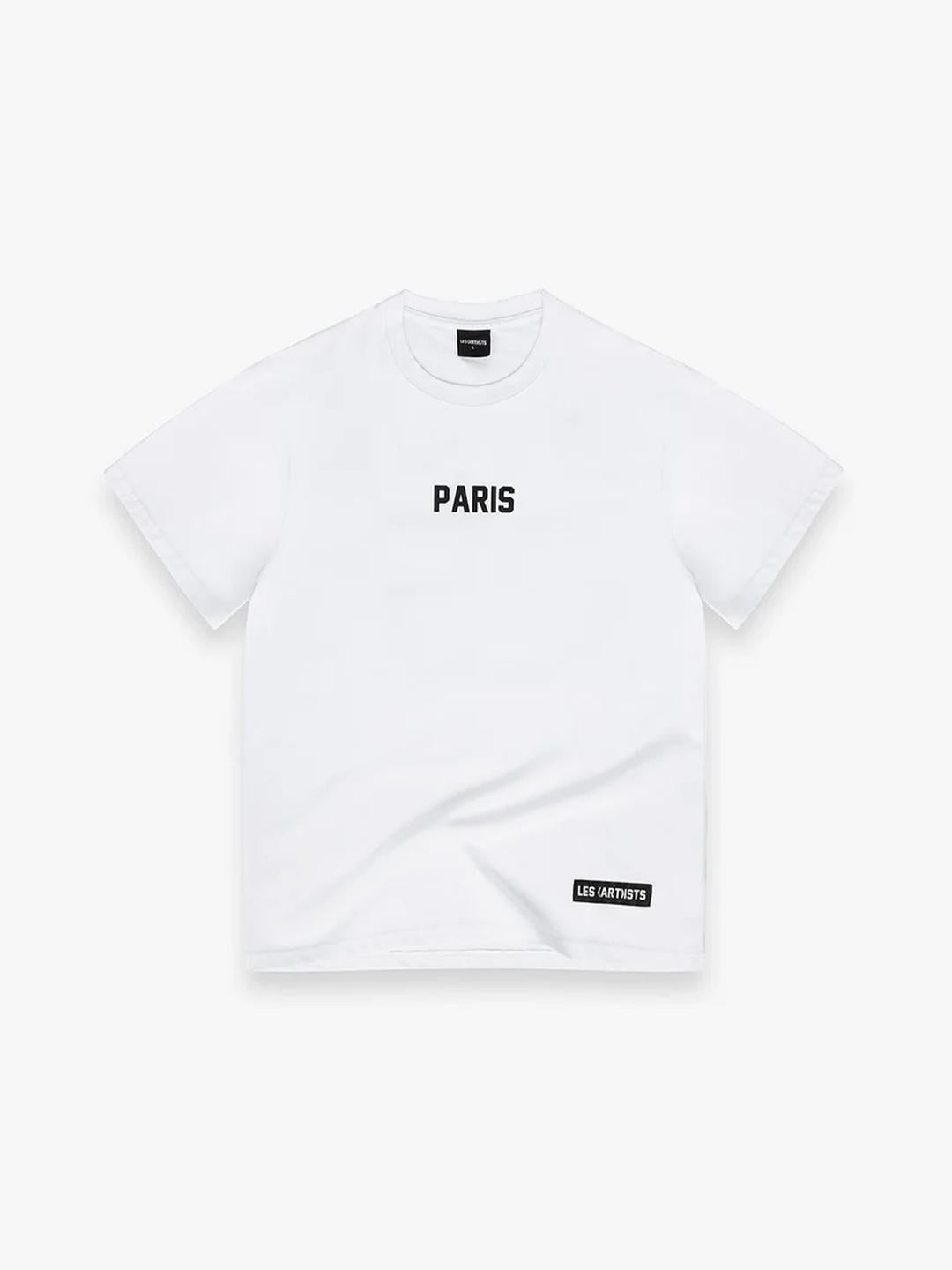 Les Artists Paris t-shirt bianco numero 25 TS684 BIANCO LES ARTISTS 