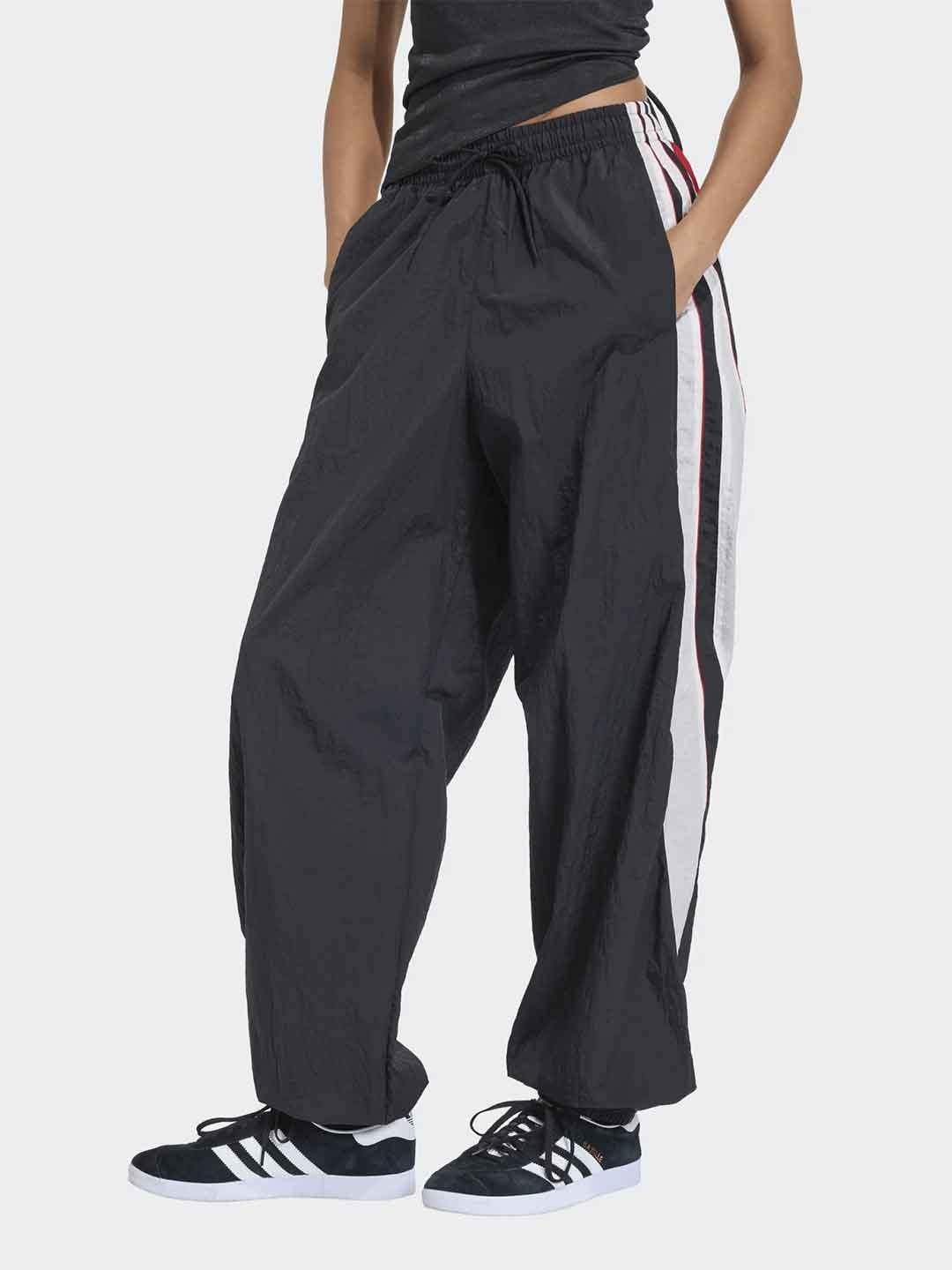 Adidas pantalone nero e rosso KC9116 NERO ADIDAS 