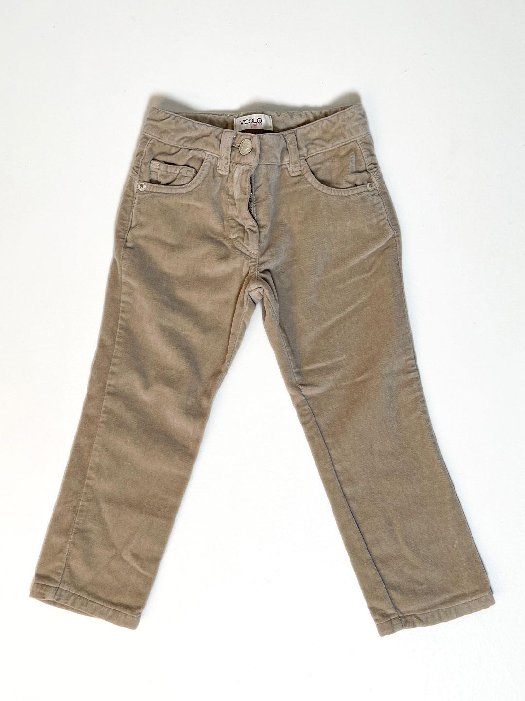 Vicolo pantaloni kids beige in velluto 3141P1277 BEIGE VICOLO 