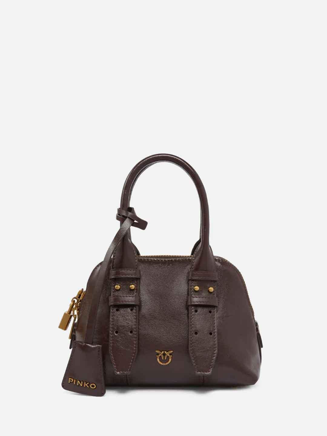 Pinko Bowling Bag Zip Mini borsa bordeaux 105333 A2VW BORDEAUX PINKO 