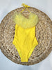 Island Coco costume kids giallo intero con tulle
