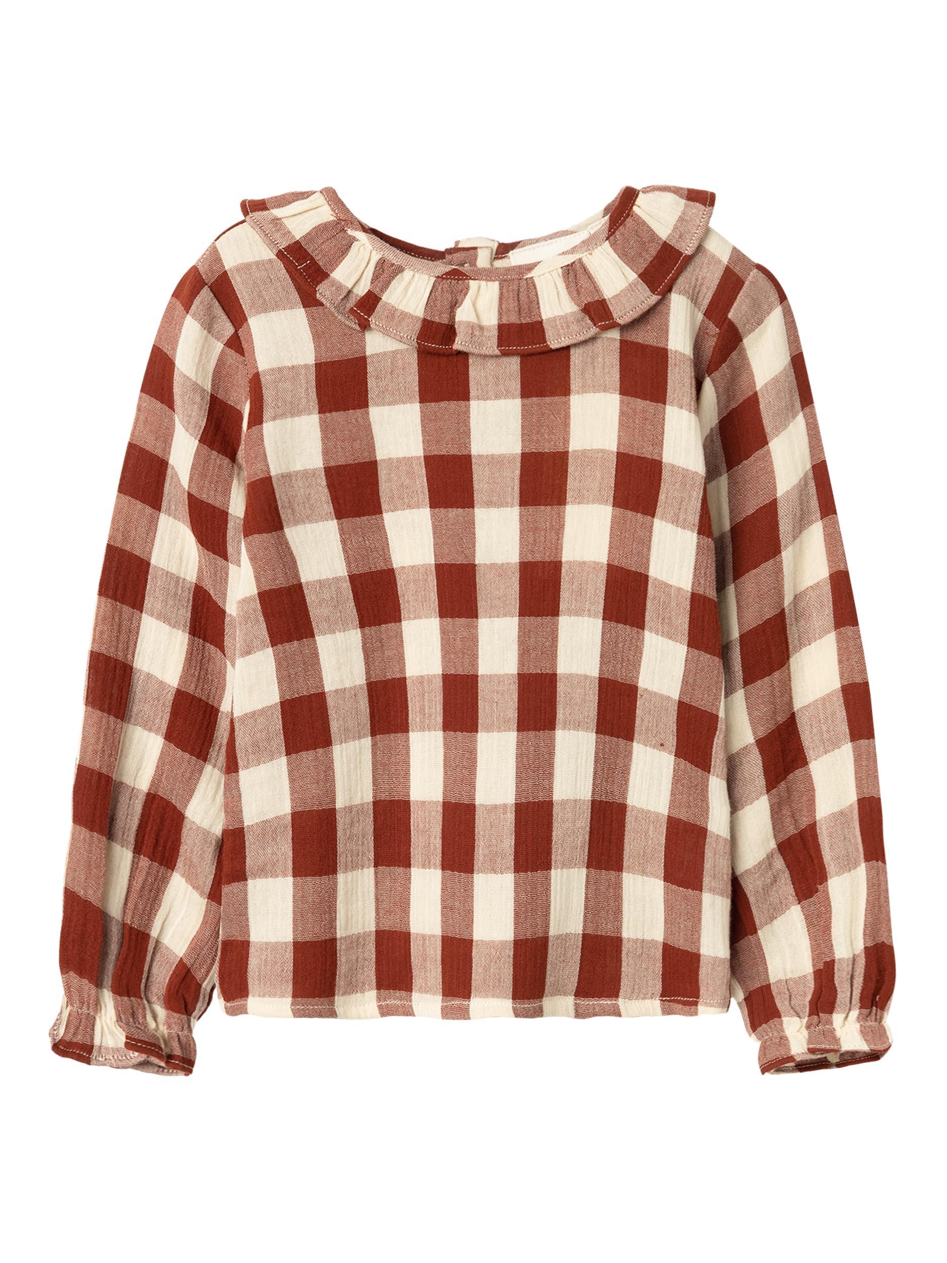 Lil'Atelier maglia kids a quadri con volant 13223882 FANTASIA Lil'Atelier 
