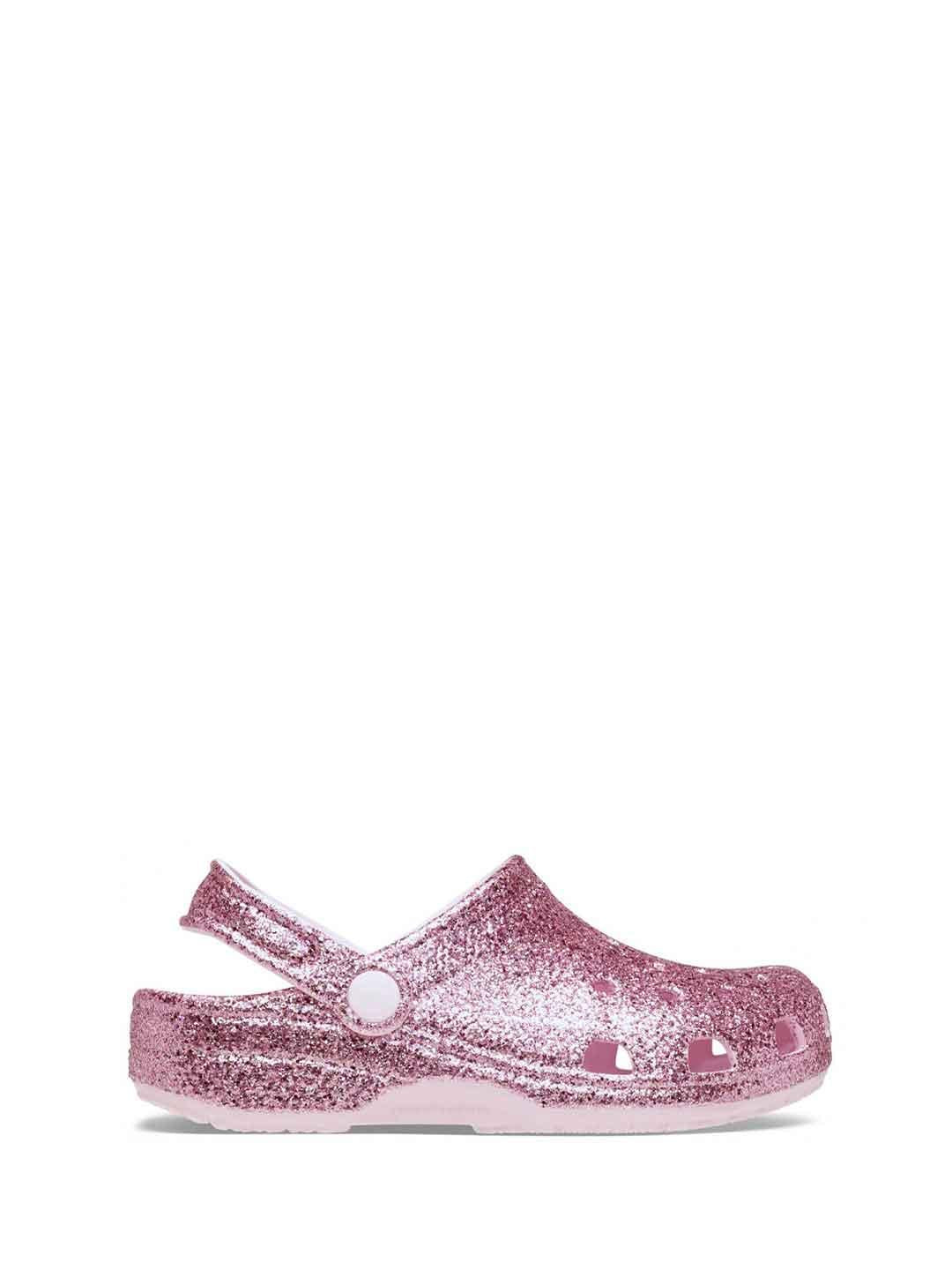 Crocs Classic Chunky Glitter Clog sabot kids rosa 19-28 211940 ROSA CROCS 