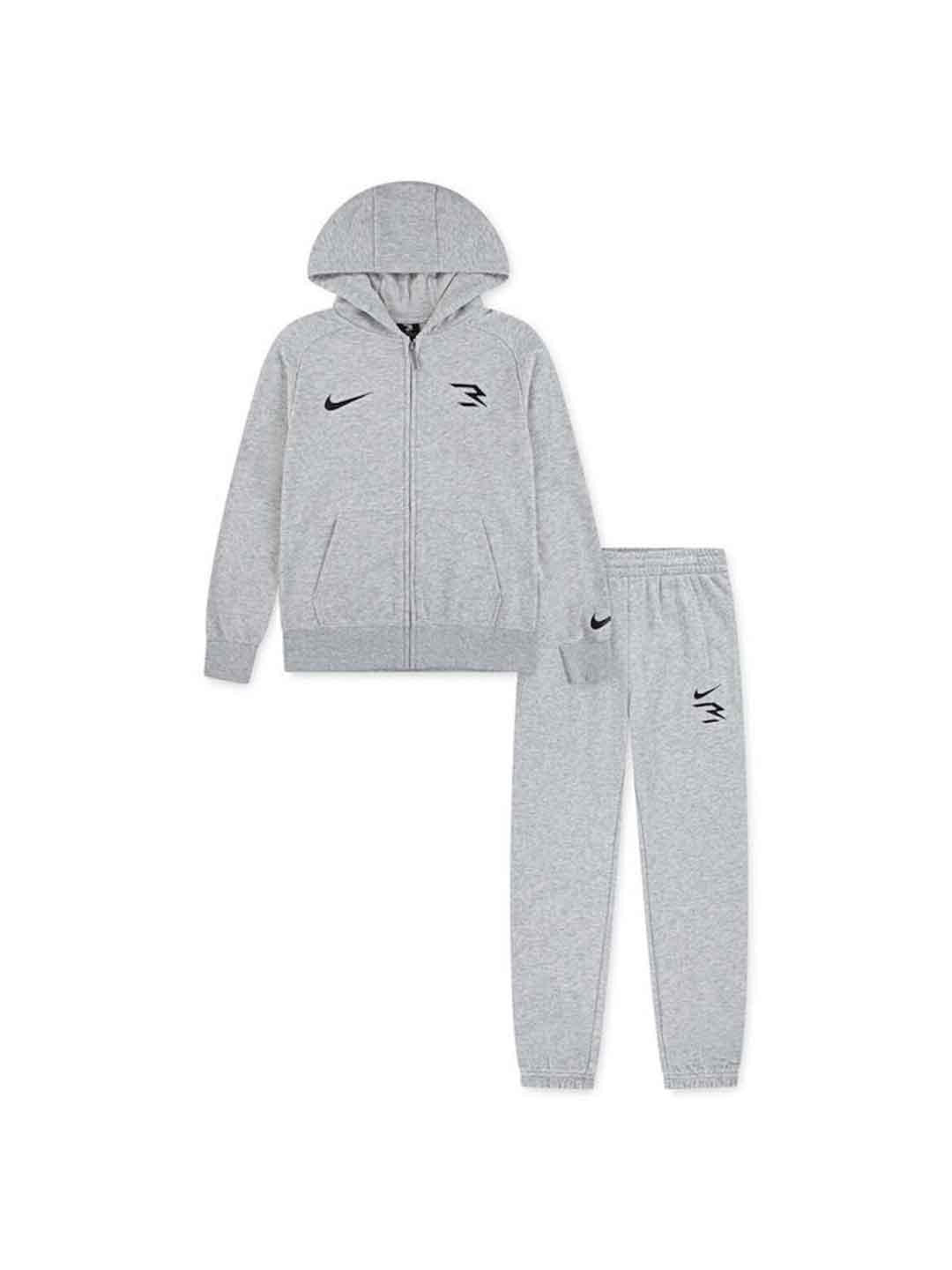 Nike coordinato kids grigio con zip 9Q1216-C87 GRIGIO NIKE 
