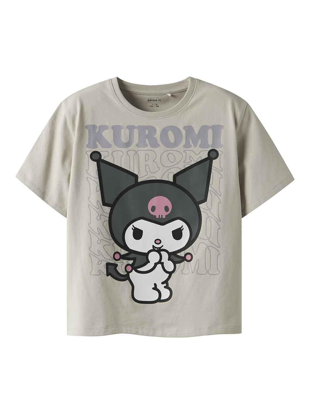 Name It t-shirt kids beige Kuromi 13252831 BEIGE NAME IT 