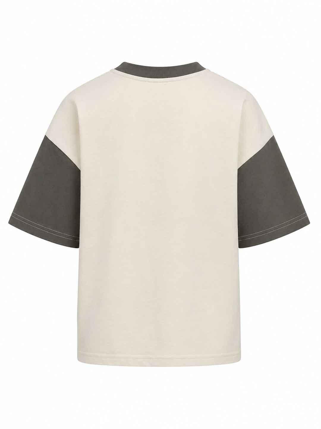 Yes London t-shirt kids panna e fango 4-16 anni JR2174 PANNA YES LONDON 