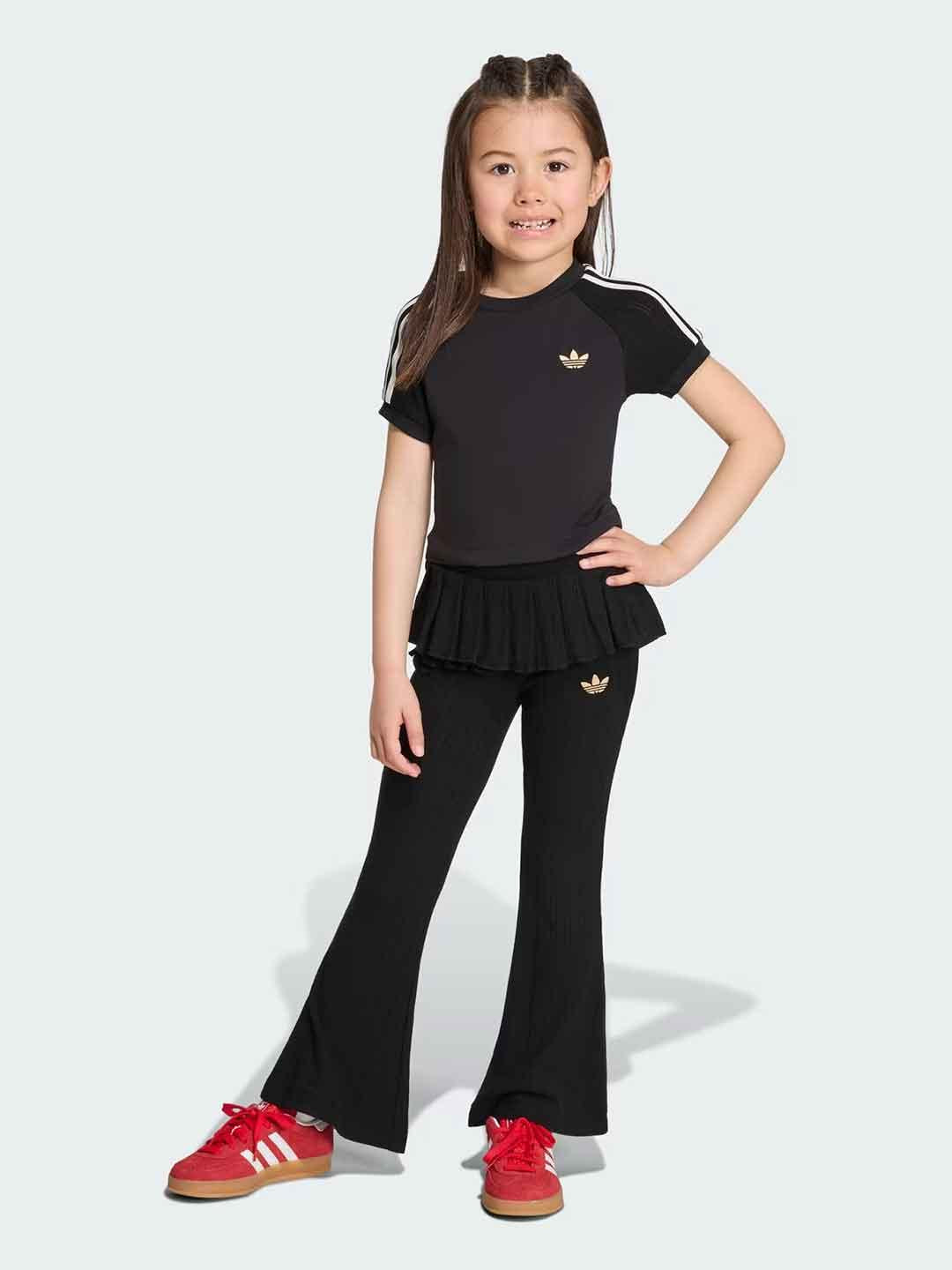 Adidas coordinato kids nero 3-8 anni KR4054 NERO ADIDAS 