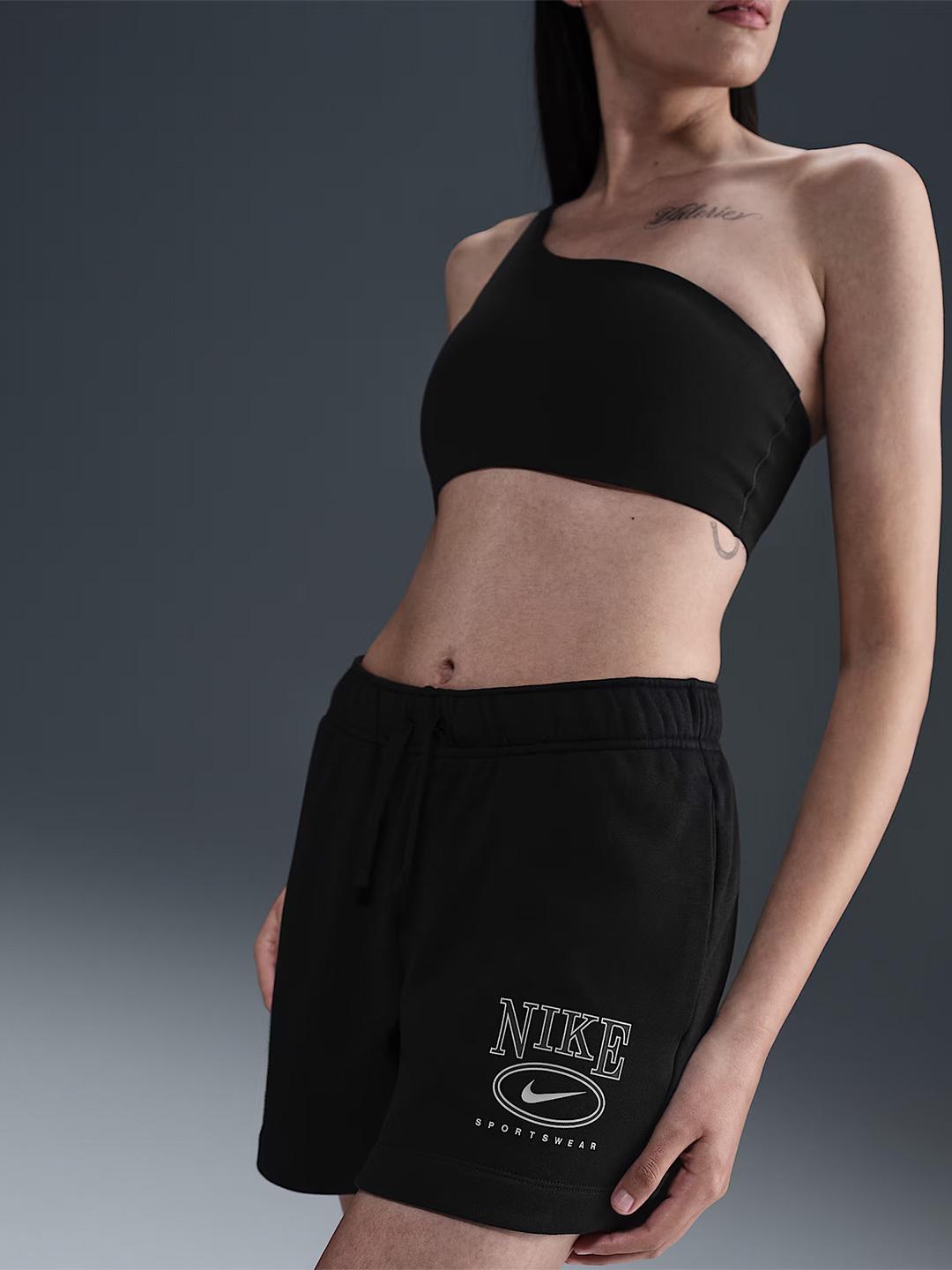 Nike shorts nero con grafica HJ1282-010 NERO NIKE 