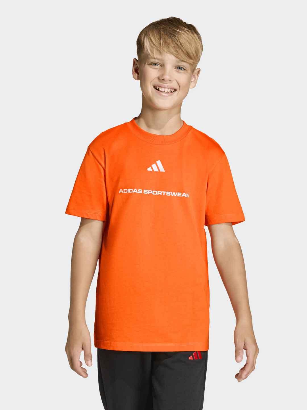 Adidas t-shirt kids arancio KR0493 ARANCIO ADIDAS 