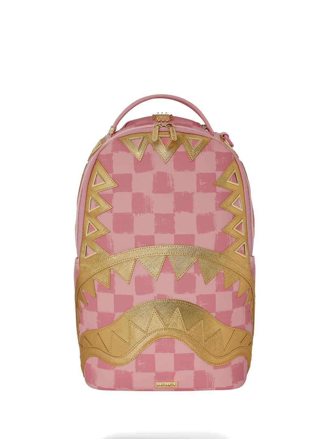 Sprayground AI Pink Smudge zaino rosa e oro 910B7704NSZ ROSA SPRAYGROUND 