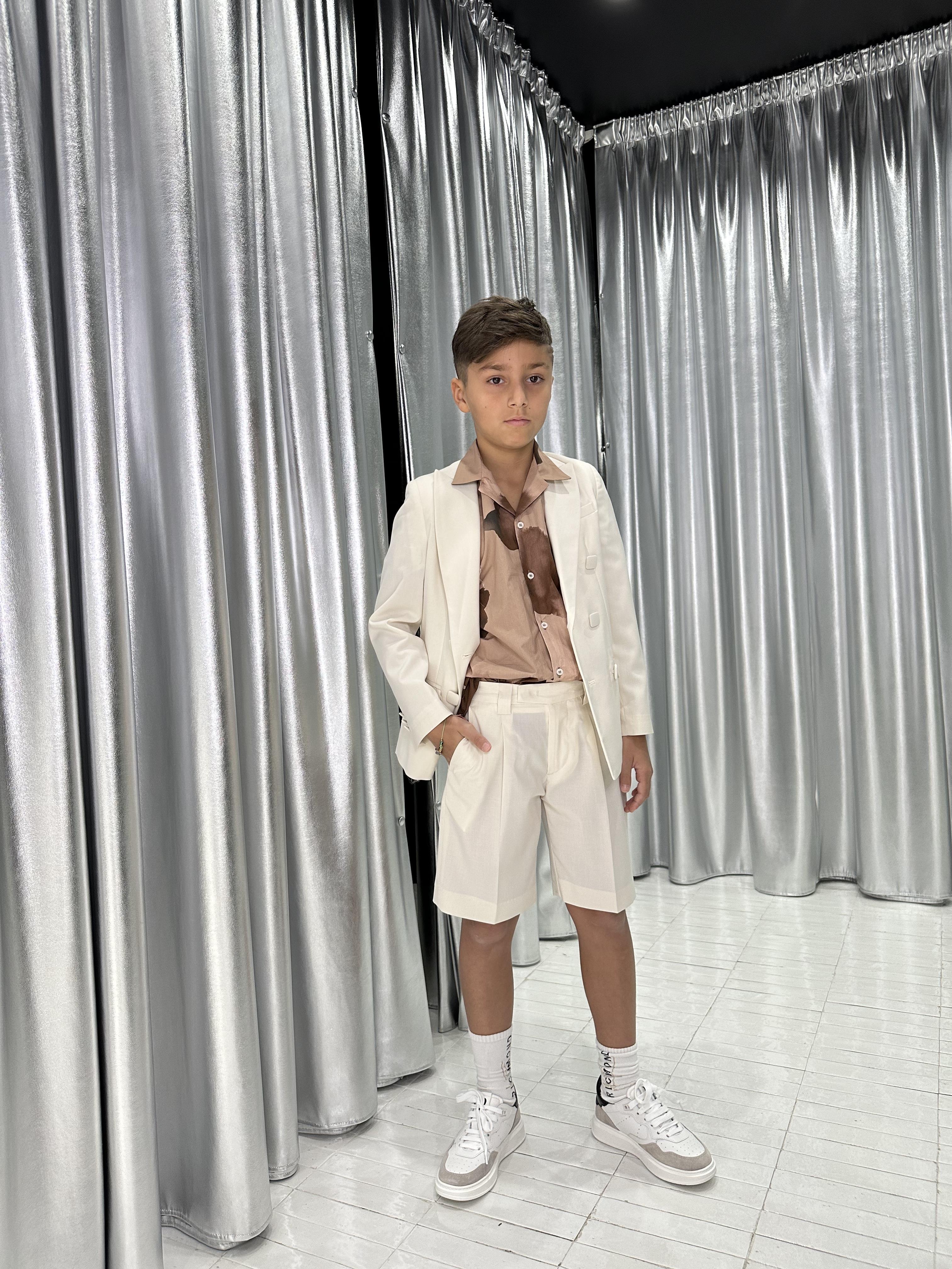 I'm Brian giacca kids panna GIA2823J PANNA I'M BRIAN 