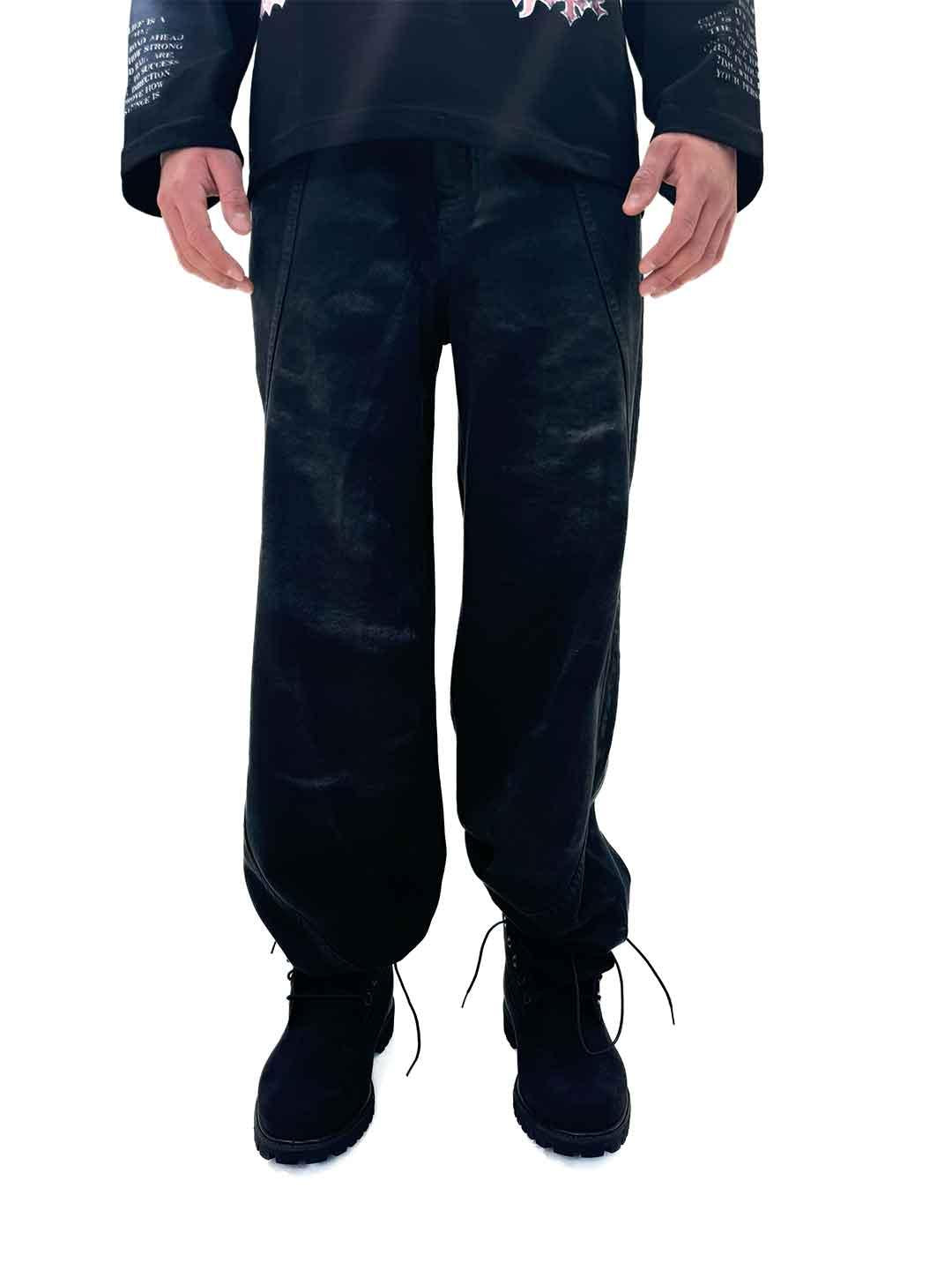 All Or Nothing jeans nero con fondo elasticizzato CHICAGO NERO ALL OR NOTHING 