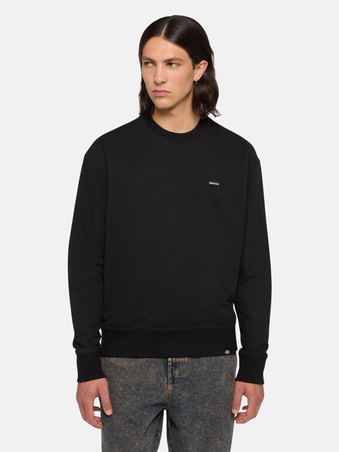 Dickies Heavyweight felpa nero girocollo DK0A87CK NERO DICKIES 