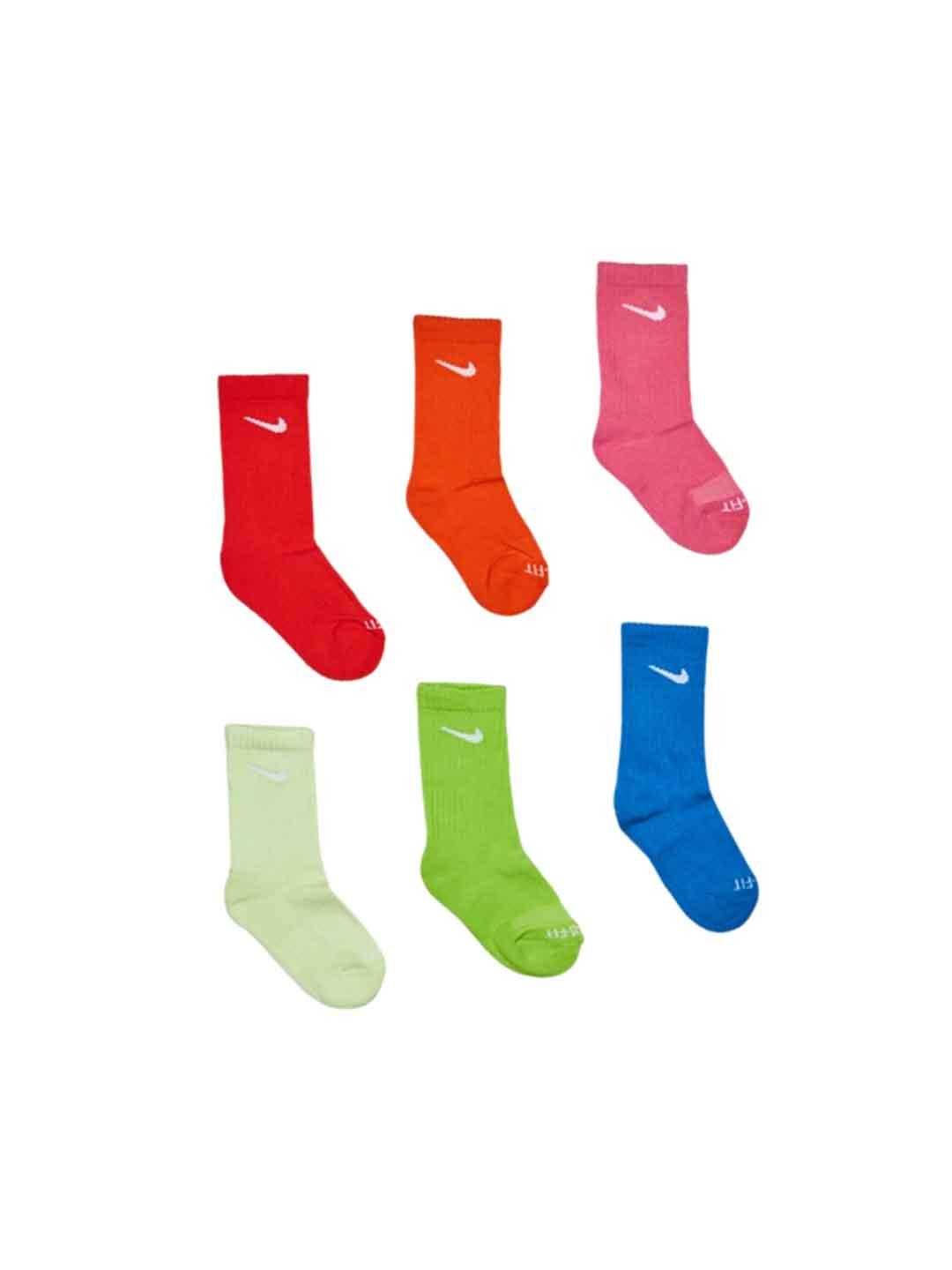 Nike calzini kids multicolor set da 6 paia RN0019-Y24 MULTICOLOR NIKE 