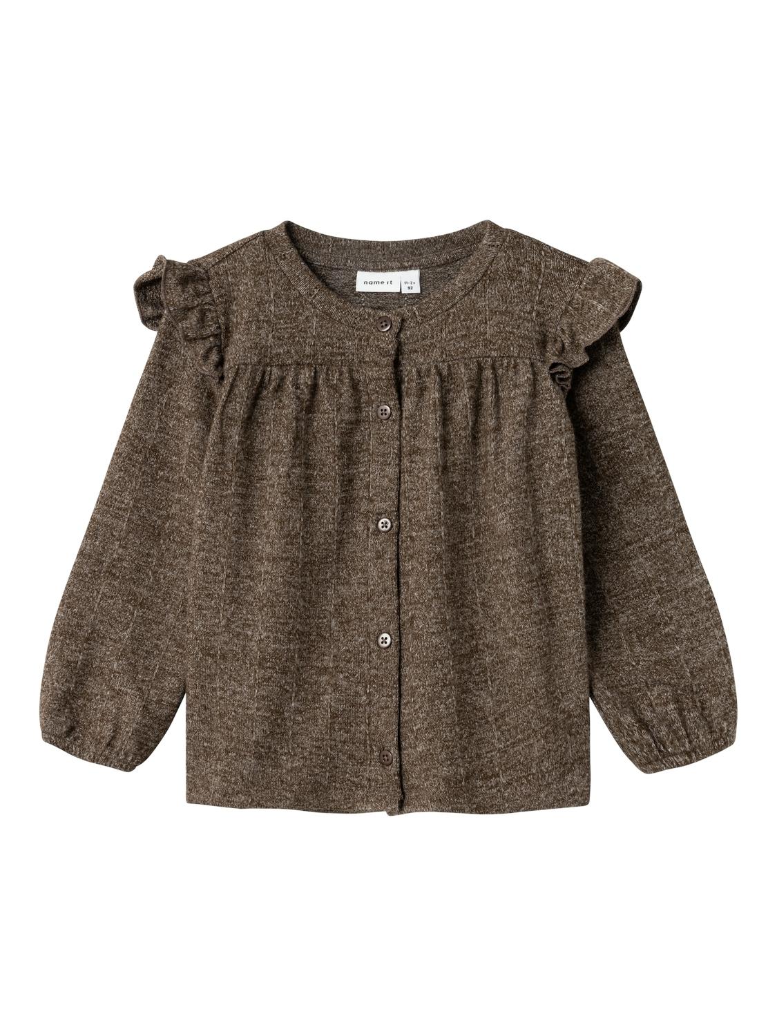Name It cardigan kids marrone con volant 13233886 MARRONE NAME IT 
