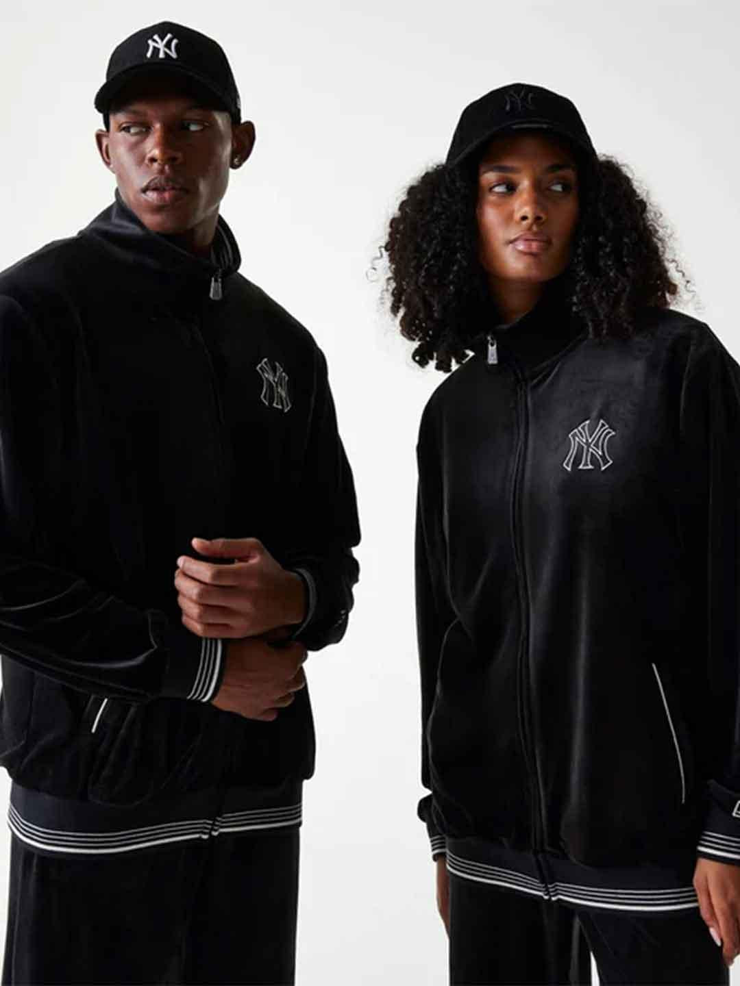 New Era felpa nero NY in ciniglia 60684343 NERO NEW ERA 