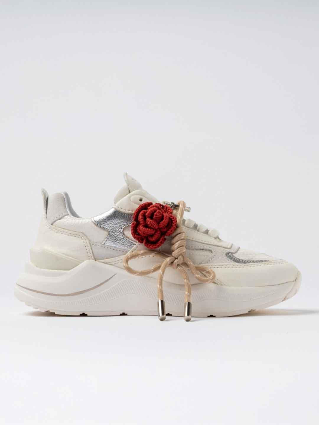 D.A.T.E. Fuga Animalier sneakers bianco FUGA ANIMALIER BIANCO DATE 