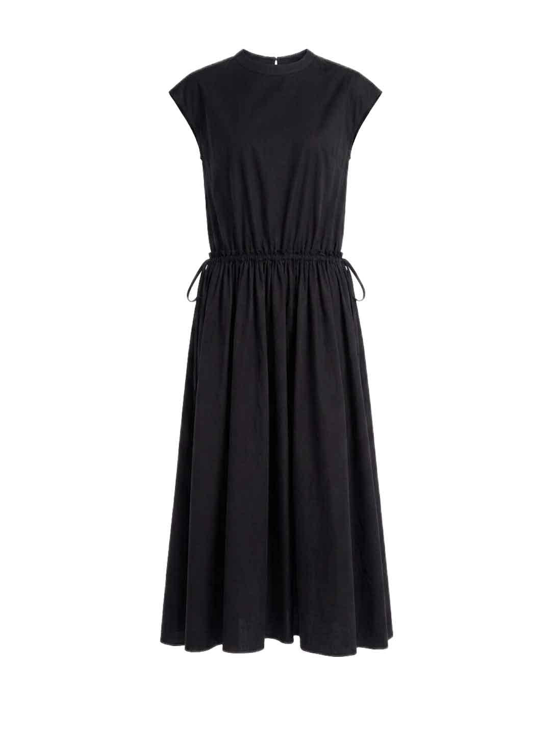 Eleh abito nero lungo con elastico in vita SS260312 NERO ELEH 