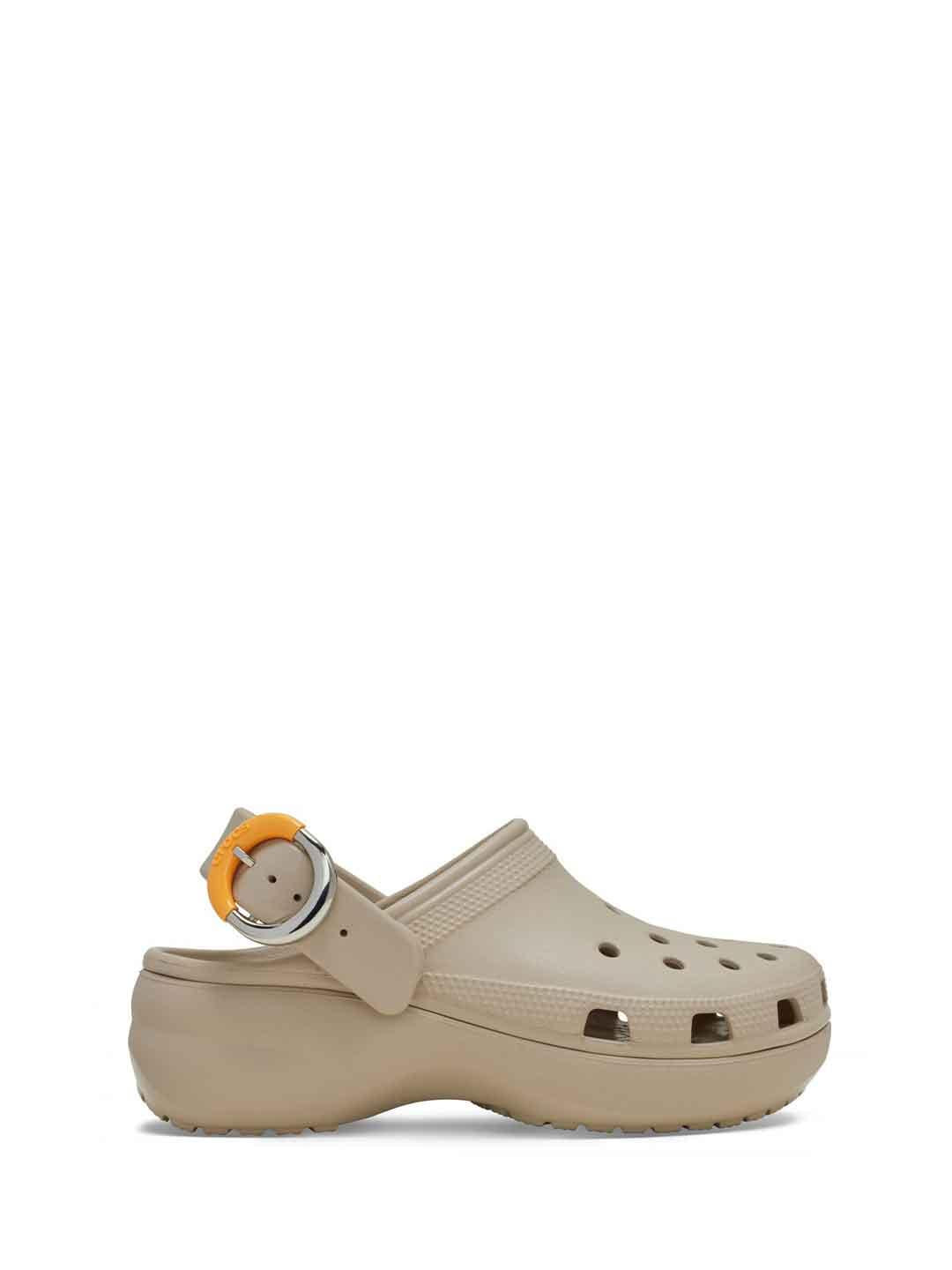 Crocs Classic Platform Dipped Buckle Clog sabot beige 213230 BEIGE CROCS 