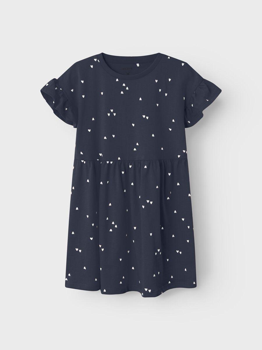 Name it kids abito blu con cuori bianchi 13213337 BLU NAME IT 