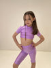 Island Coco maglia kids lilla crop