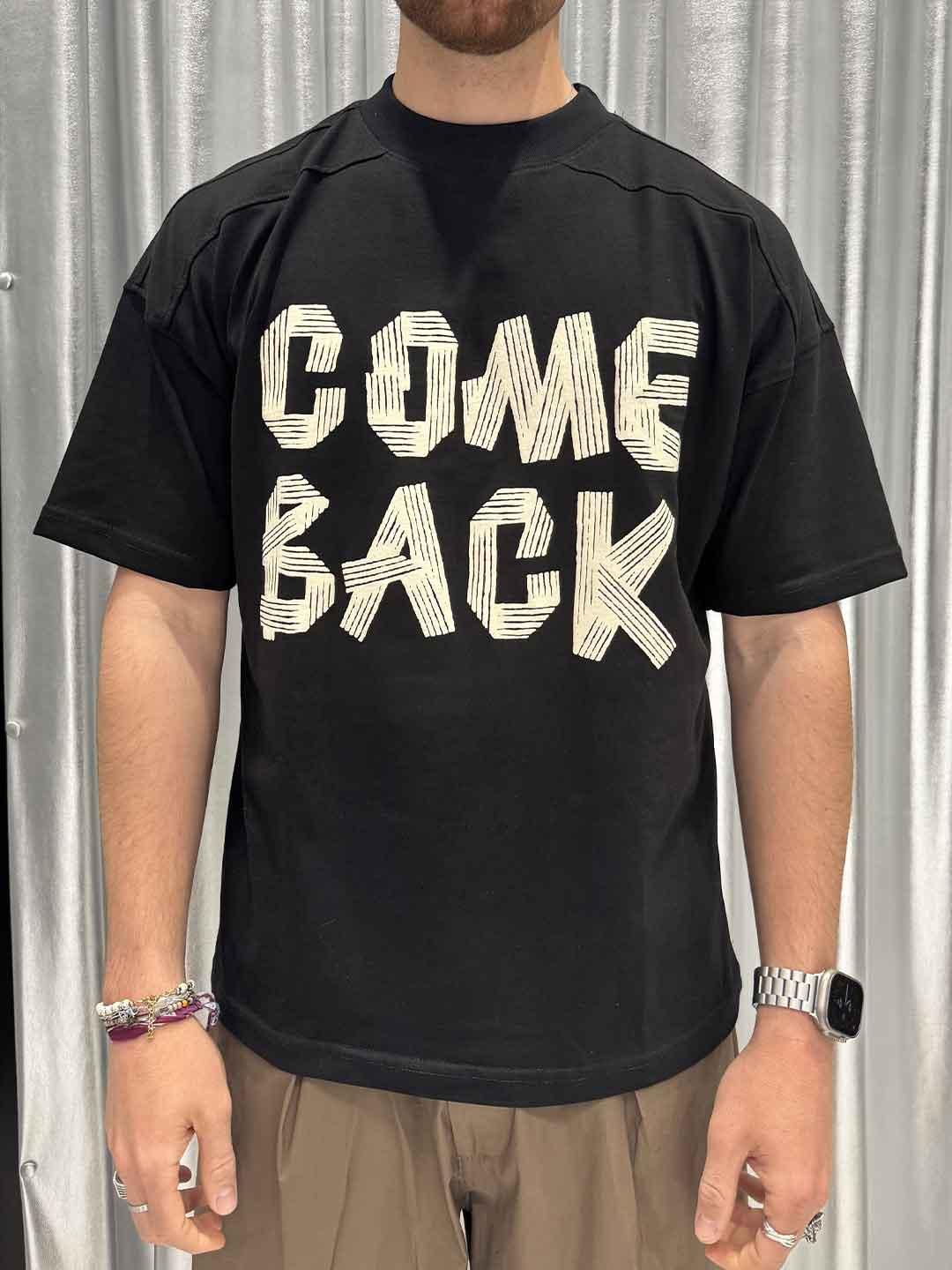 All Five t-shirt nero come back COME BACK SHIRT NERO ALL FIVE 