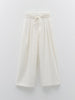 Eleh pantaloni bianco con coulisse