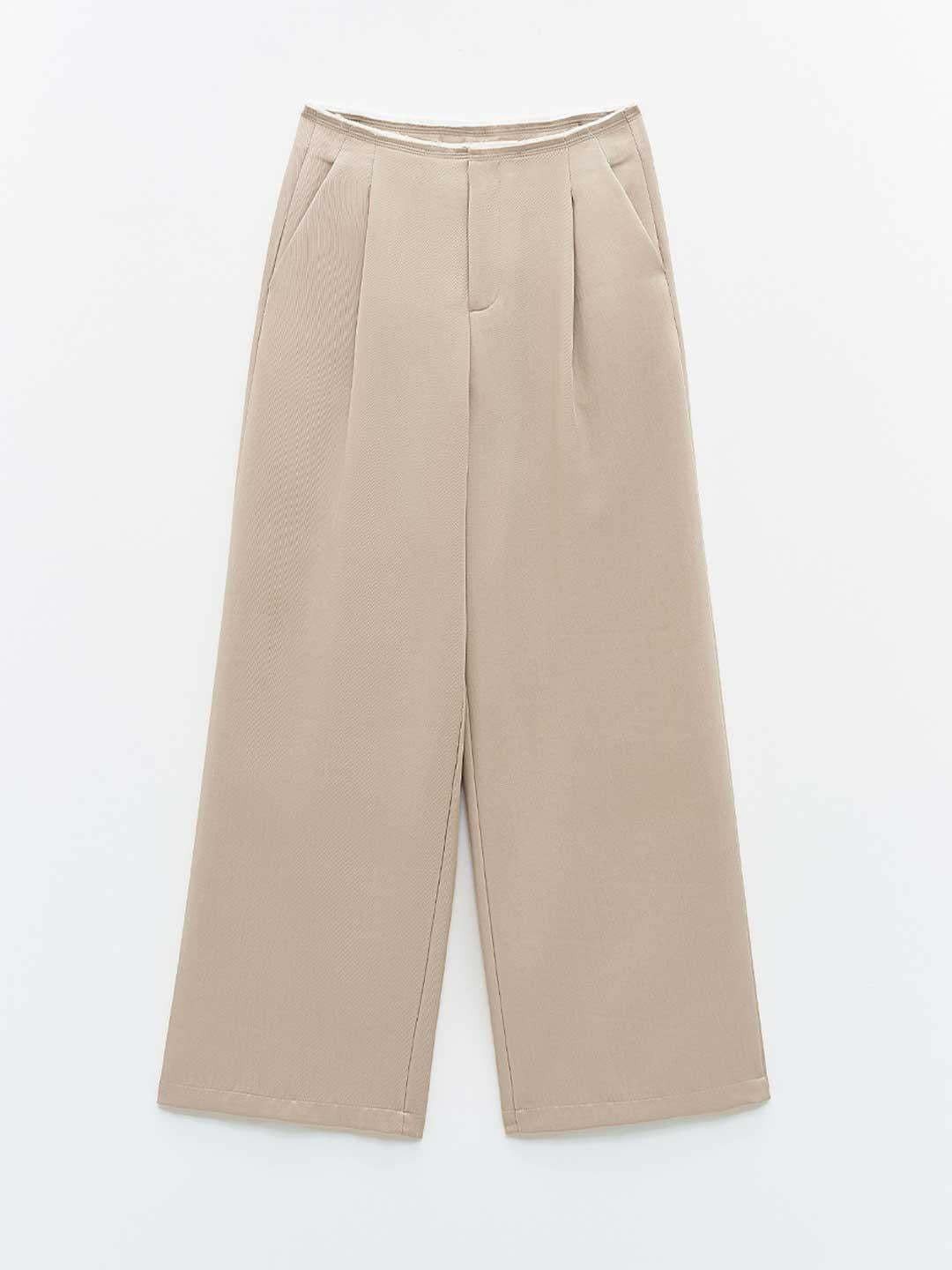 Eleh pantaloni beige taglio vivo 0074 BEIGE ELEH 