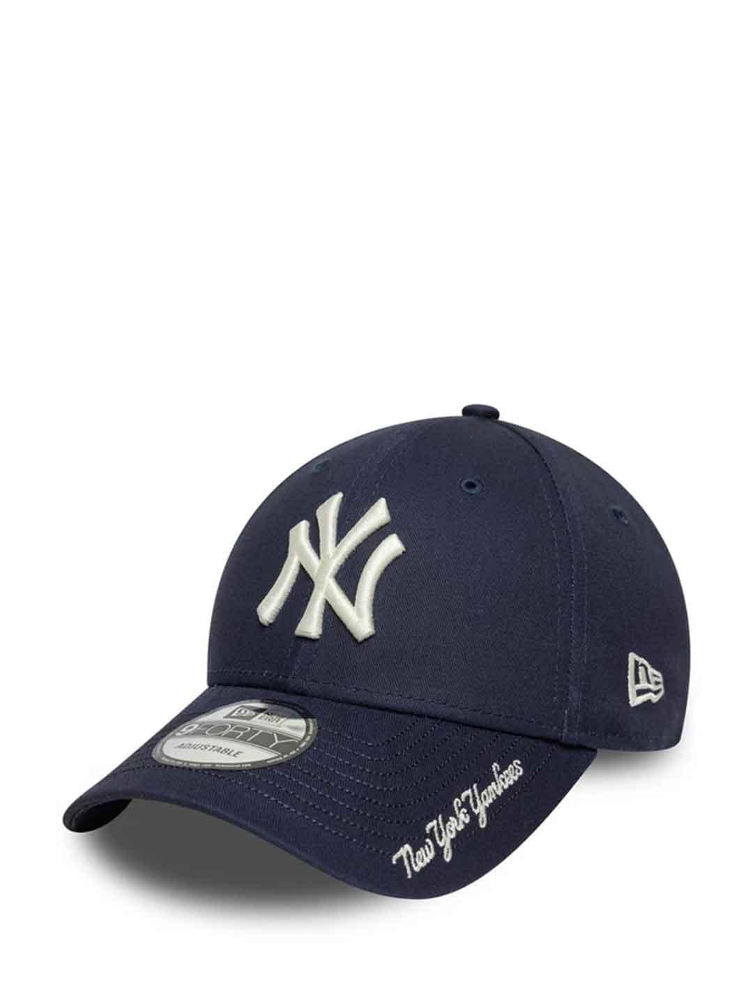 New Era 9Forty cappello blu con logo bianco 60758996 BLU NEW ERA 