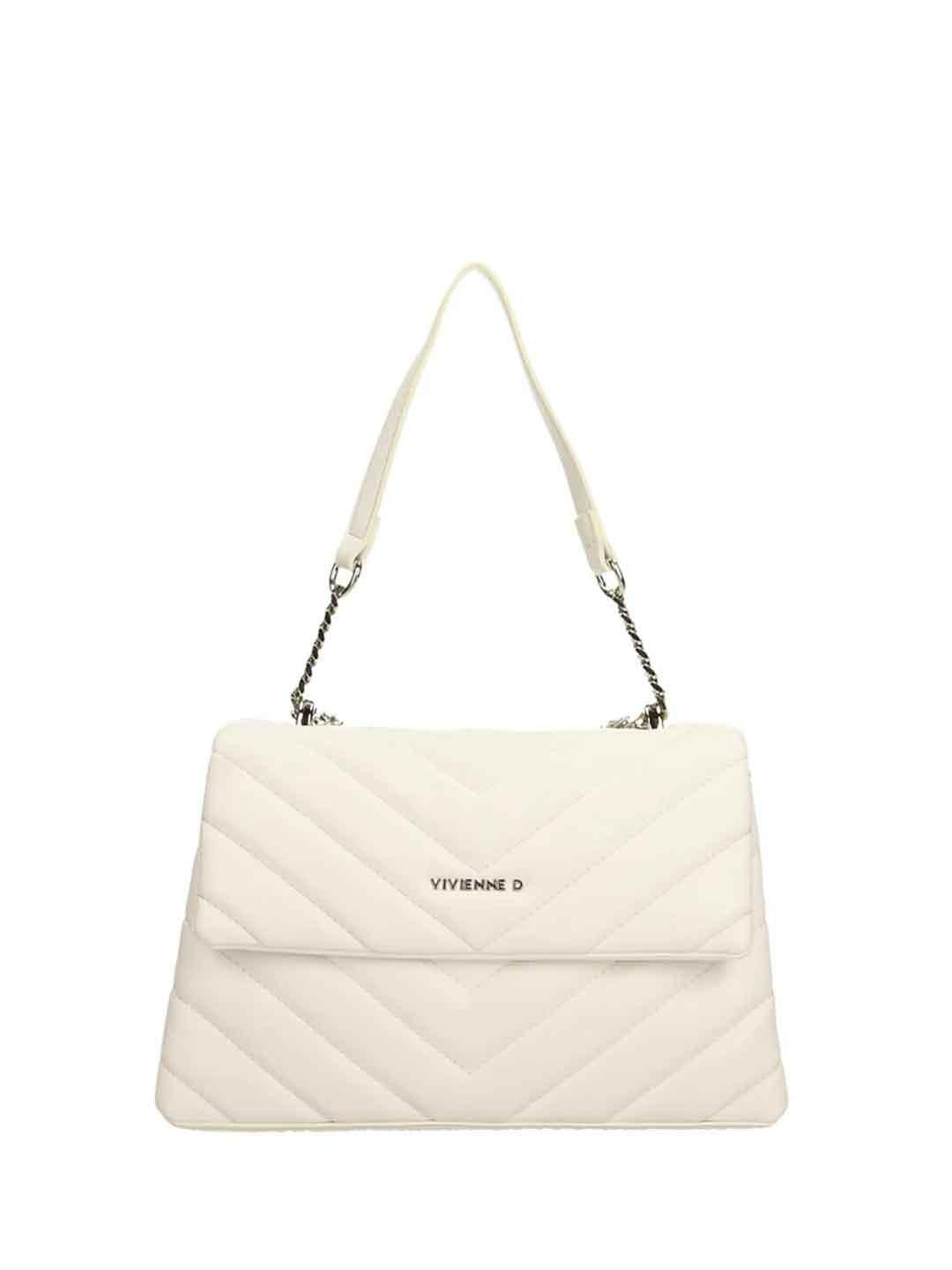 Vivienne D Mini Bag Soft borsa bianco trapuntata VS0227 BIANCO VIVIENNE D 