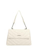 Vivienne D Mini Bag Soft borsa bianco trapuntata