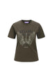JJXX t-shirt marrone Rock e Roll