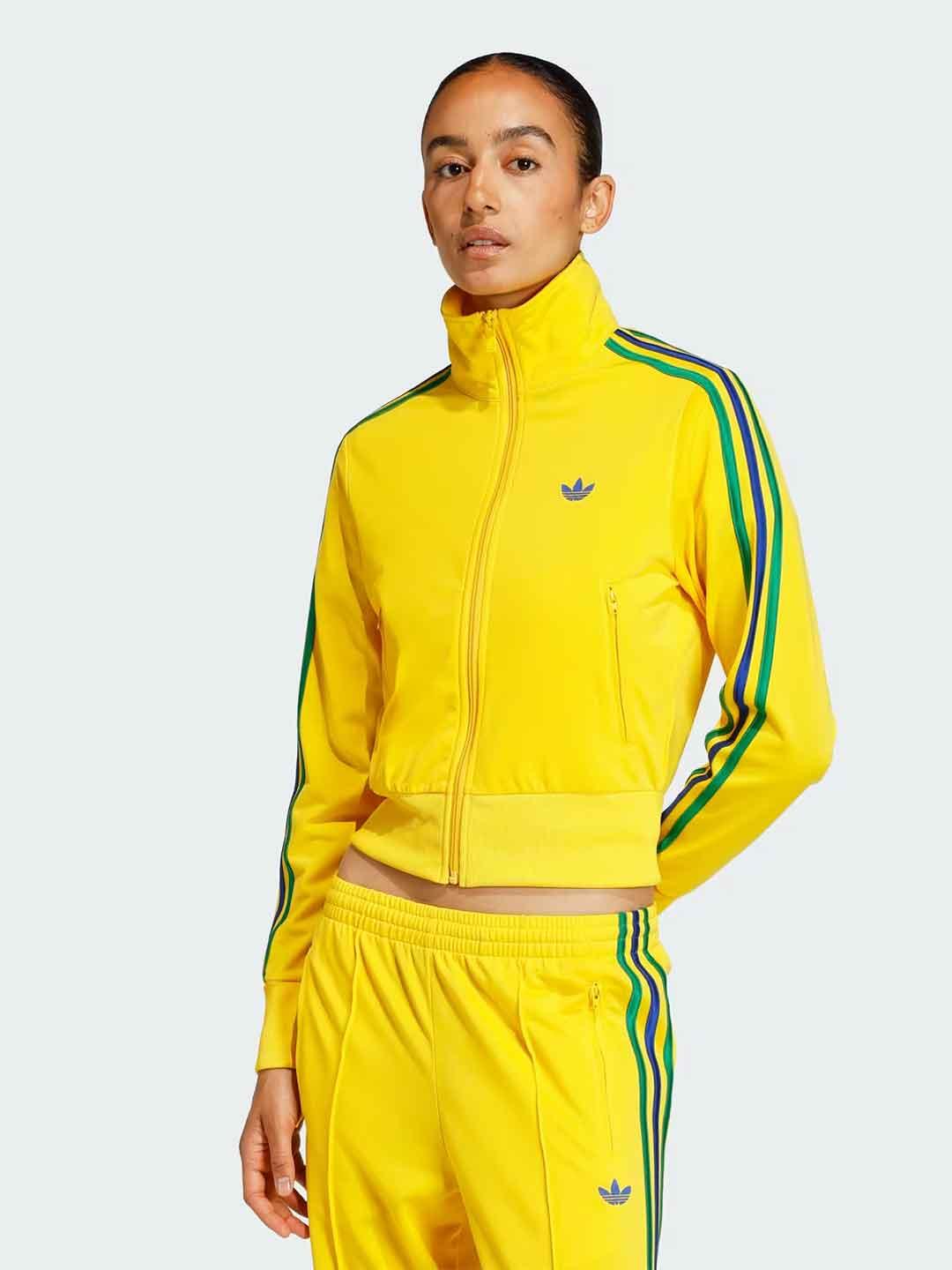 Adidas Firebird felpa giallo KC6566 GIALLO ADIDAS 