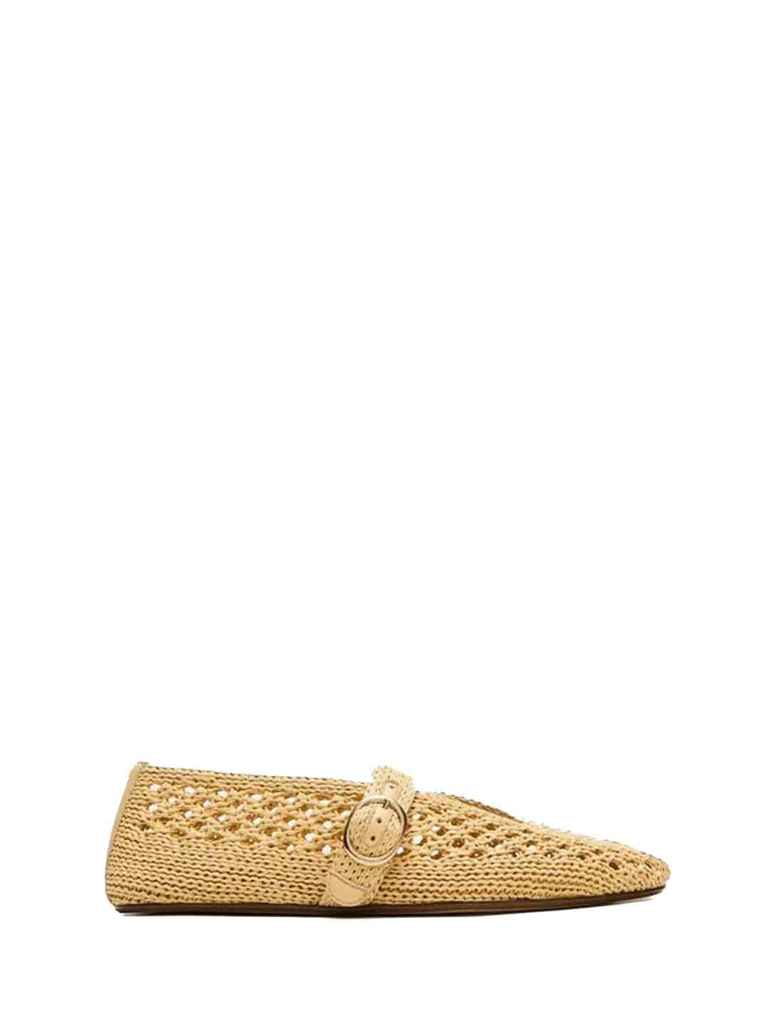 Steve Madden Alara ballerina beige in rafia ALARA BEIGE STEVE MADDEN 