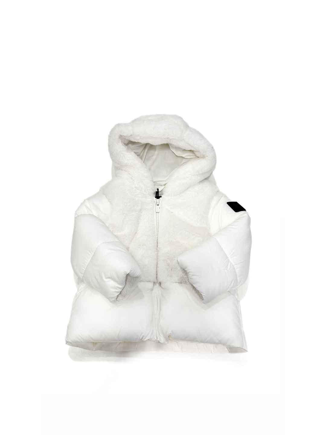 Refrigue piumino kids bianco in pelliccia 2881O00013 BIANCO REFRIGUE 