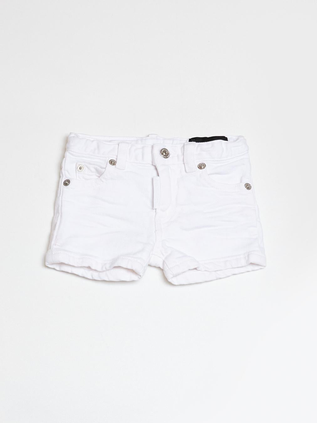 Dsquared2 short bianco neonati DQ1779 D0A4E BIANCO DSQUARED 2 
