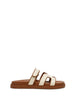Steve Madden Missile sandali cuoio in rafia