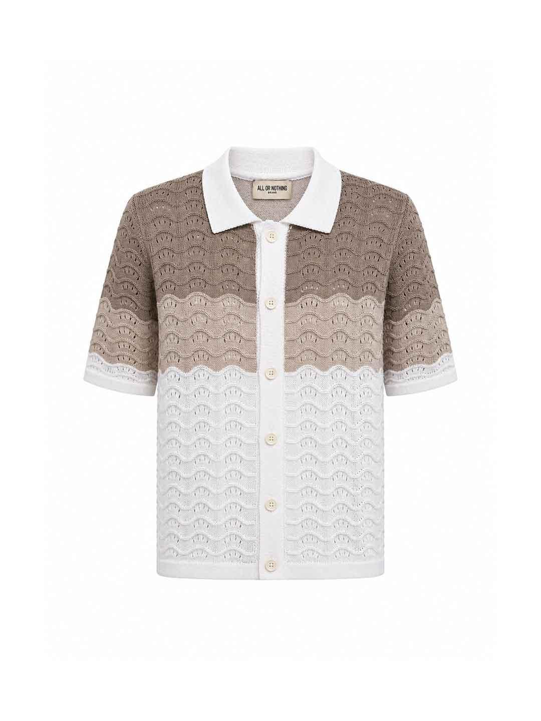 All Or Nothing Degrade polo beige DEGRADE BEIGE ALL OR NOTHING 