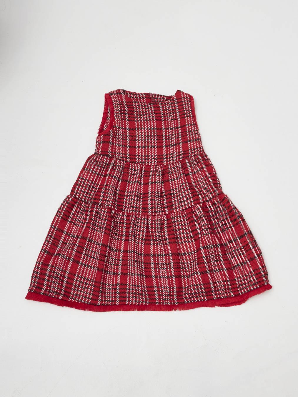 Vicolo kids abito tartan 3142V0967 ROSSO VICOLO 