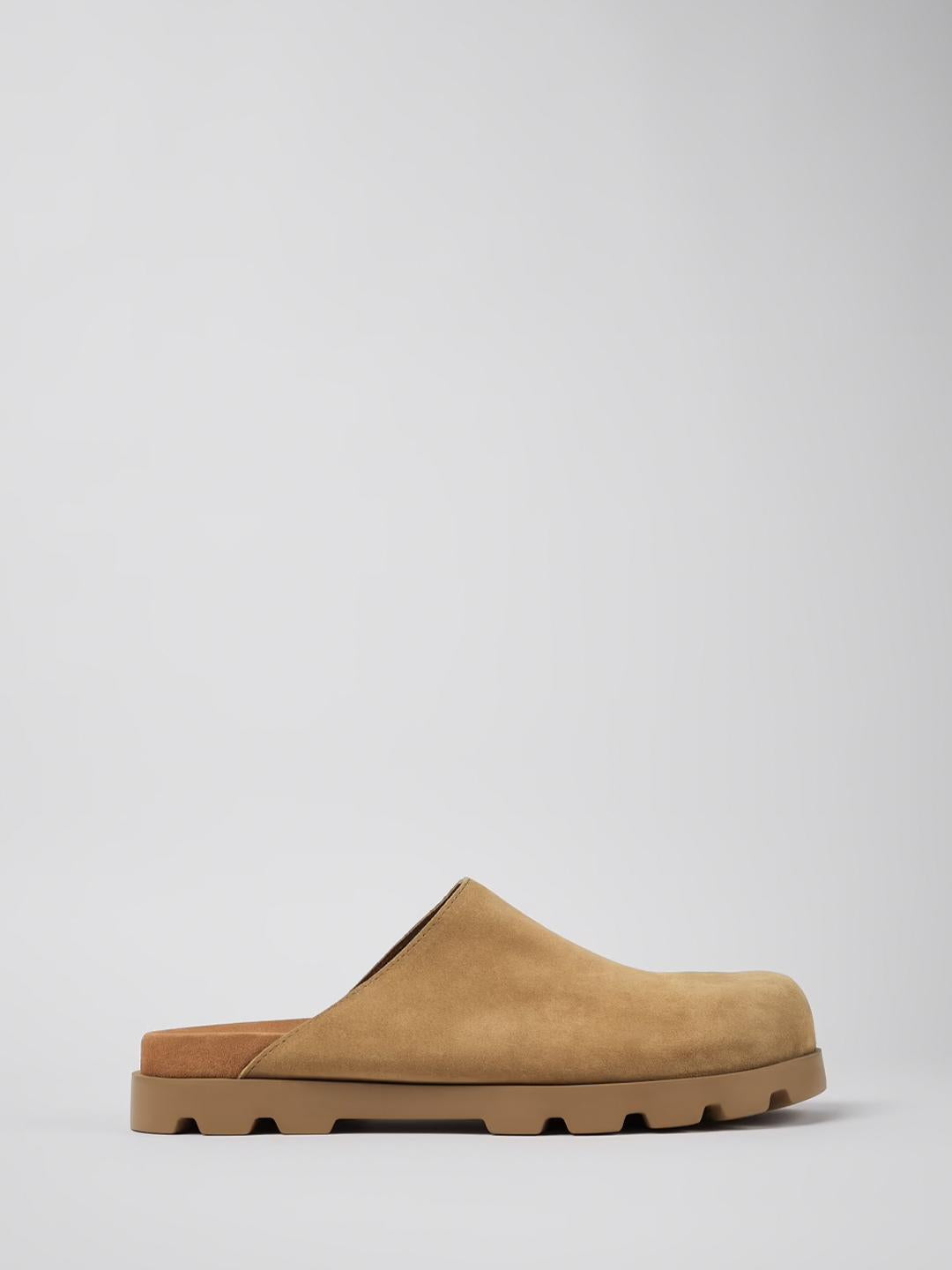 Camper Brutus Sandal sabot beige in nabuk K100906-005 BEIGE CAMPER 